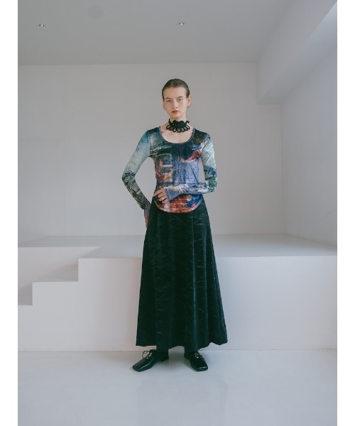 sahara（サハラ）の「Cracked Metallic Flat Shoes/クラックドメタリックフラットシューズ（パンプス・レディース・ブラック/その他/シルバー・SMALL/MEDIUM/LARGE）」の17枚目の写真