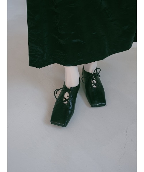 sahara（サハラ）の「Cracked Metallic Flat Shoes/クラックドメタリックフラットシューズ（パンプス・レディース・ブラック/その他/シルバー・SMALL/MEDIUM/LARGE）」の18枚目の写真