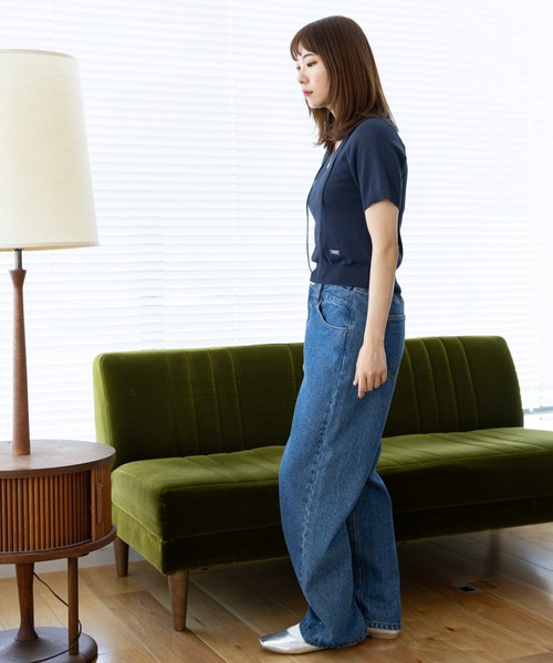 3.3 Field Trip （3.3フィールドトリップ）の「3.3 Field Trip／マフラー付きニットT（ニット/セーター・レディース・レッド/ホワイト/ネイビー・FREE）」の4枚目の写真