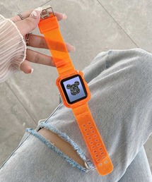 LUON（ルオン）の「LUON/ Apple Watch Band / アップルウォッチ　クリアカラー 一体式 バンド（デジタル腕時計）」