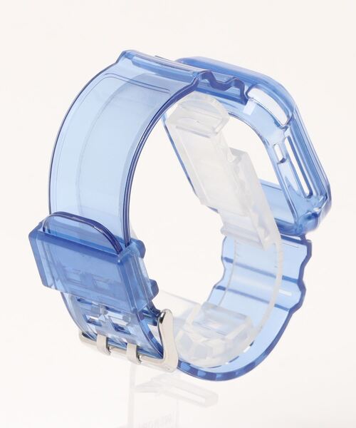 LUON(ルオン)の「LUON/ Apple Watch Band / アップルウォッチ クリアカラー 一体式 バンド(デジタル腕時計・レディース・ホワイト/ブラック/イエロー/ピンク/パープル/ブルー/オレンジ/グリーン・A/B)」の14枚目の写真
