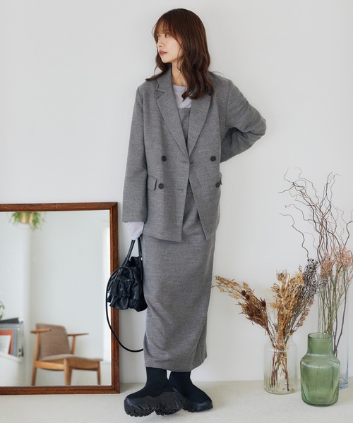 mysty woman（ミスティウーマン）の「［追加2］【スタッフプロデュース】シアークルーネックロングスリーブインナー　142904（Tシャツ/カットソー・レディース・アイボリー/ブラック/ライトグレー・FREE）」の18枚目の写真