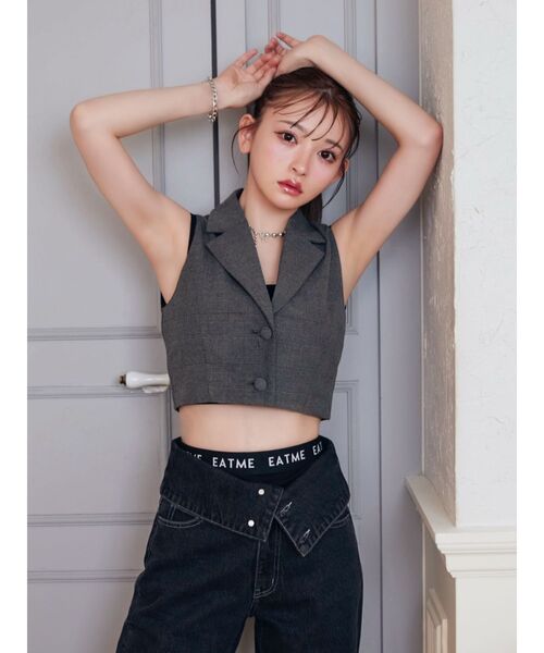 EATME（イートミー）の「EATMEロゴインナーパンツ（その他パンツ・レディース・ブラック/ベージュ・FREE）」の11枚目の写真