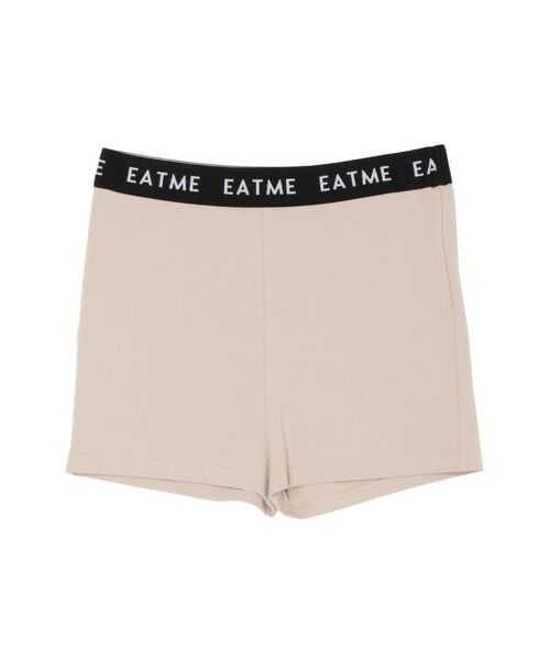 EATME（イートミー）の「EATMEロゴインナーパンツ（その他パンツ・レディース・ブラック/ベージュ・FREE）」の4枚目の写真