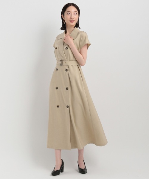 みちま ADORE アドーア ワンピース トレンチコート フレア みち