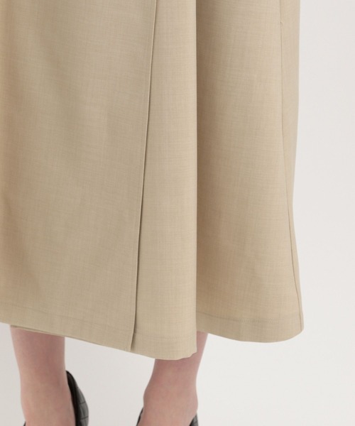 Andemiu(アンデミュウ)の「トレンチワンピースフレンチスリーブ142302(ワンピース・レディース・チャコールグレー/ベージュ/グリーン・FREE)」の17枚目の写真