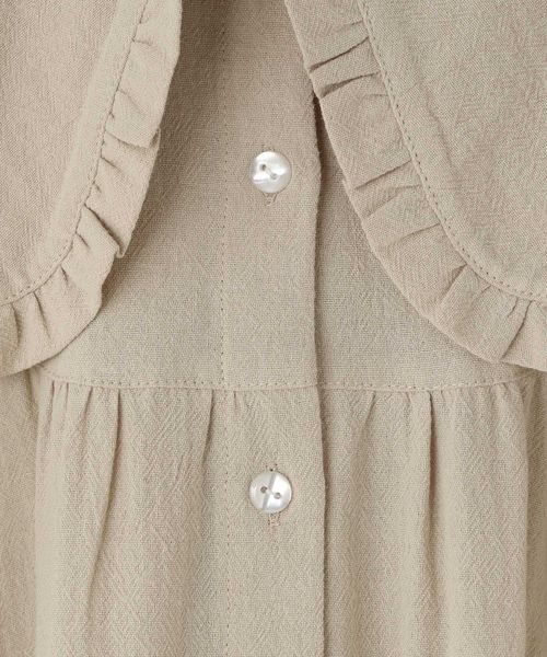 LOWRYS FARM(ローリーズファーム)の「BIGカラーワンピースSS 140502(ワンピース・キッズ・ブラック/ベージュ・130cm/150cm/140cm/120cm/110cm)」の6枚目の写真