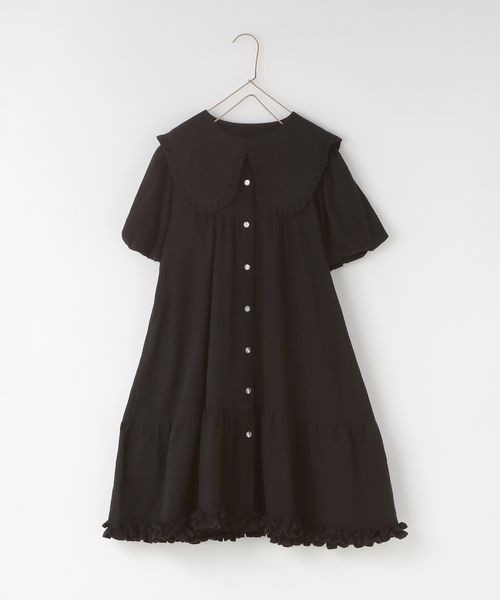 LOWRYS FARM(ローリーズファーム)の「BIGカラーワンピースSS 140502(ワンピース・キッズ・ブラック/ベージュ・130cm/150cm/140cm/120cm/110cm)」の14枚目の写真