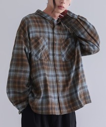 n'OrLABEL | 『チェック柄フランネルシャツ』(シャツ/ブラウス)