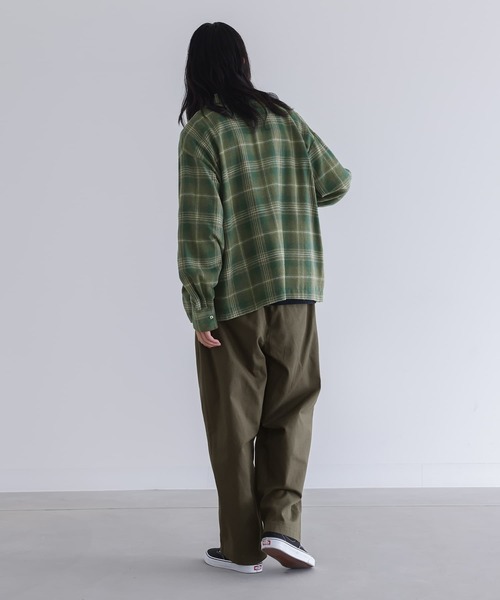 n'OrLABEL（ノアールレーベル）の「『チェック柄フランネルシャツ』（シャツ/ブラウス・メンズ・グリーン/ブルー・M/L）」の20枚目の写真