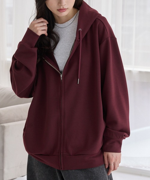 セール】イージードライダンボールニットスウェットジップ