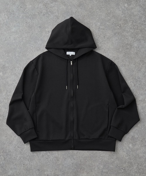 ⭐PGG⭐パーカーテック⭐ダンボールライトクロスジップ⭐白&黒⭐M⭐ ⭐PGG⭐パーカーテック⭐ダンボールライトクロスジップ⭐白&黒⭐M