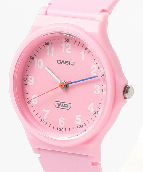 BEAMS BOY（ビームスボーイ）の「CASIO / LQ24B（ユニセックス）（アナログ腕時計・レディース・ピンク/ライトブルー/ブラック・ONE SIZE）」の8枚目の写真