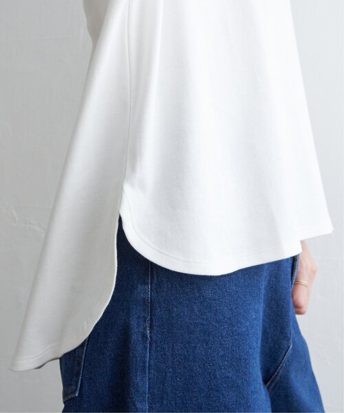 ikka(イッカ)の「【親子コーデ】袖幾何学レース切り替えプルオーバー(Tシャツ/カットソー・レディース・ブルー/ブラック/オフホワイト・M/L/S)」の20枚目の写真