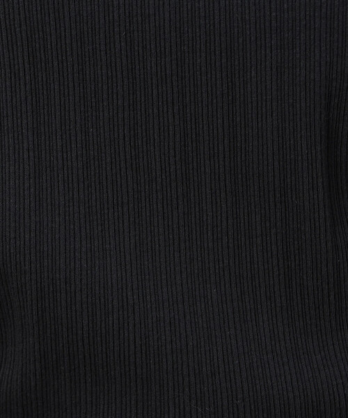 ONIGIRI(オニギリ)の「ランダムリブ クルーネックTシャツ (長袖)(Tシャツ/カットソー・レディース・アイボリー/イエロー/ブルー/チャコール・FREE)」の5枚目の写真