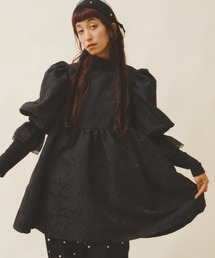 PERNA（ペルナ）の「ジャガードバルーンスリーブチュニック（その他