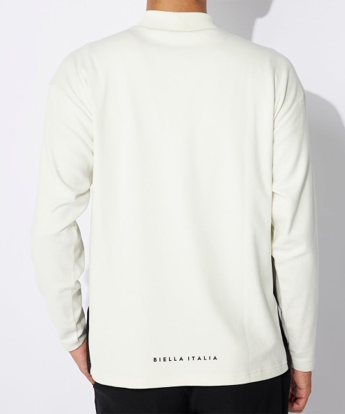 FILA GOLF(フィラゴルフ )の「【FILA GOLF/フィラゴルフ】モックネックシャツ ゴルフ(Tシャツ/カットソー・メンズ・ホワイト/ブラック・LARGE/X-LARGE/MEDIUM)」の9枚目の写真