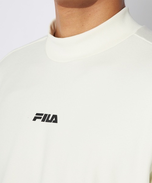 FILA GOLF(フィラゴルフ )の「【FILA GOLF/フィラゴルフ】モックネックシャツ ゴルフ(Tシャツ/カットソー・メンズ・ホワイト/ブラック・LARGE/X-LARGE/MEDIUM)」の13枚目の写真
