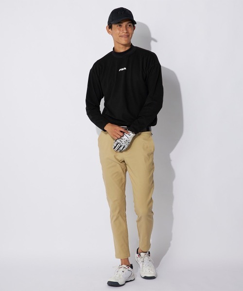 FILA GOLF(フィラゴルフ )の「【FILA GOLF/フィラゴルフ】モックネックシャツ ゴルフ(Tシャツ/カットソー・メンズ・ホワイト/ブラック・LARGE/X-LARGE/MEDIUM)」の15枚目の写真