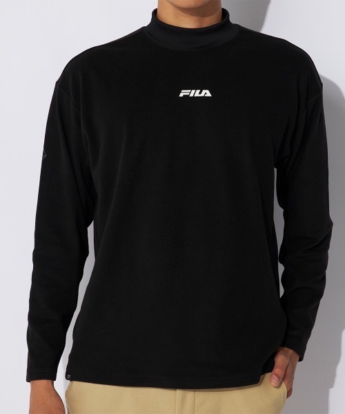 FILA GOLF(フィラゴルフ )の「【FILA GOLF/フィラゴルフ】モックネックシャツ ゴルフ(Tシャツ/カットソー・メンズ・ホワイト/ブラック・LARGE/X-LARGE/MEDIUM)」の18枚目の写真