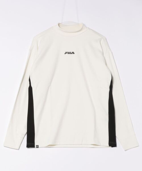 FILA GOLF(フィラゴルフ )の「【FILA GOLF/フィラゴルフ】モックネックシャツ ゴルフ(Tシャツ/カットソー・メンズ・ホワイト/ブラック・LARGE/X-LARGE/MEDIUM)」の14枚目の写真