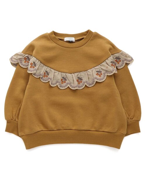 フルーツ刺しゅうフリルトレーナー（スウェット）｜Seraph（セラフ）の  