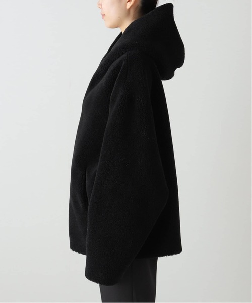 AP STUDIO（エーピーストゥディオ）の「【Forte Dei Marmi Couture】別注ボアフーディ（ブルゾン・レディース・ブラック/ベージュ・FREE）」の18枚目の写真