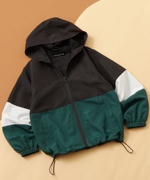 Anchor Smith（アンカー スミス）の「SHISKY / シスキー 撥水加工 配色デザイン 裏メッシュ オーバーサイズ マウンテンパーカー キッズ（マウンテンパーカー）」