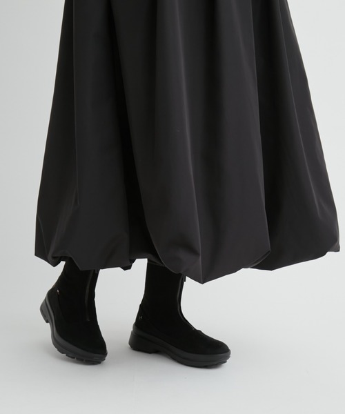 emmi（エミ）の「eco ギャザーディテールワンピース（ワンピース・レディース・アイボリー/ブラック・0/1）」の18枚目の写真