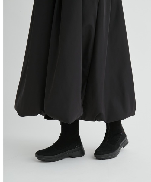 emmi（エミ）の「eco ギャザーディテールワンピース（ワンピース・レディース・アイボリー/ブラック・0/1）」の19枚目の写真