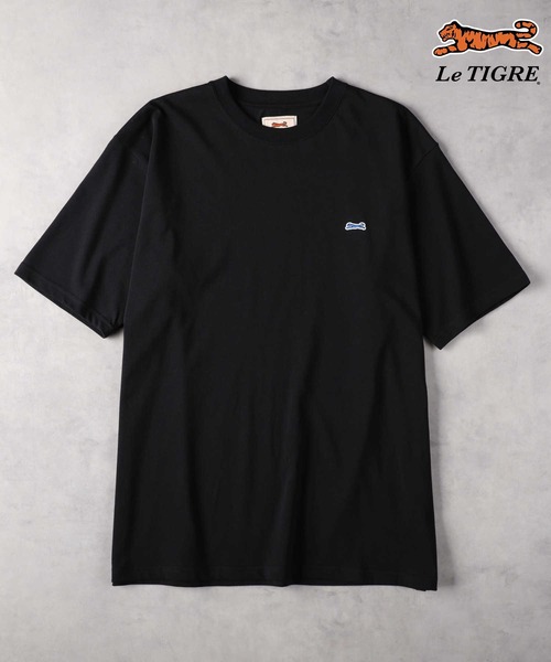 セール】【Le TIGRE】ワンポイント刺繍半袖Tシャツ（Tシャツ
