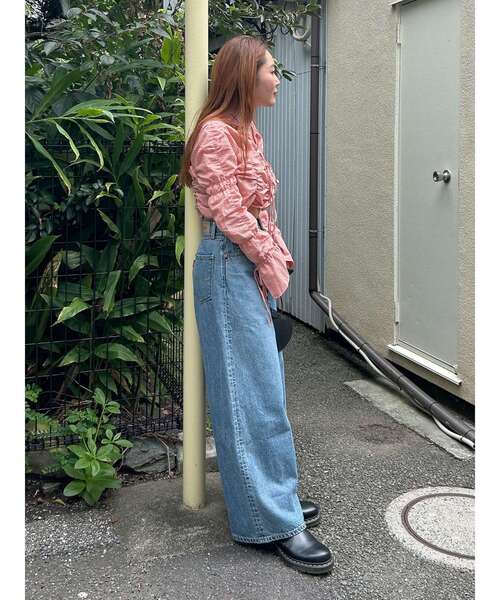 Ungrid（アングリッド）の「シャーリングデザインブラウス（シャツ/ブラウス・レディース・オフホワイト/その他1/ピンク・FREE）」の15枚目の写真