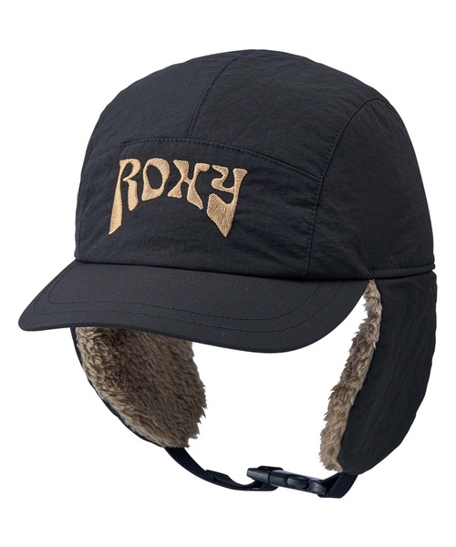 ROXY（ロキシー）の「FLY AWAY/ロキシーフライトキャップ/ロキシーボアフライトキャップ（キャップ・レディース・ブラック/ベージュ・FREE）」の5枚目の写真