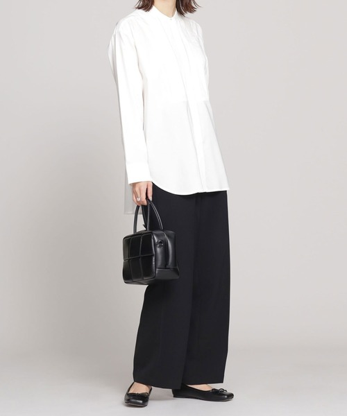 NANO universe（ナノユニバース）の「【WEB限定】2タックストレートパンツ（その他パンツ・レディース・アイボリー/ブラック/ベージュ・マルチサイズ）」の16枚目の写真