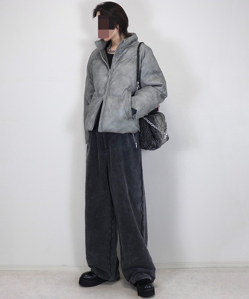 Loose/ルース(ルース)の「ヘビーウェイト ヴィンテージ ワイドスウェットパンツ(スウェットパンツ・メンズ・ブラック/ダークグレー/グレー/レッド系1・S/XS/L/M)」の22枚目の写真