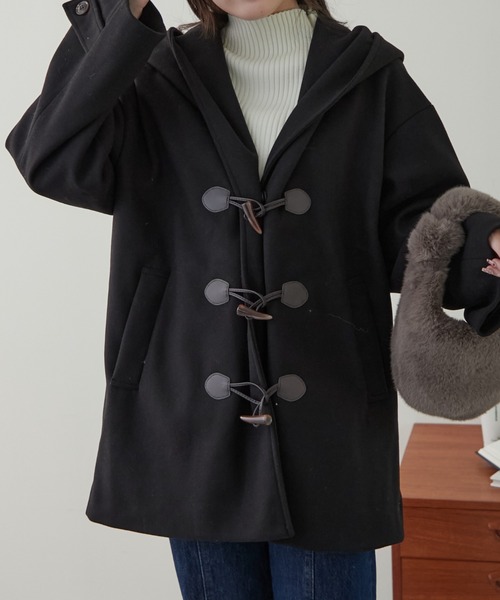 RUIRUE BOUTIQUE ダッフルコート コート ウール100