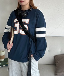 【apresjour mignon】ユニセックスナンバーロンT【ZOZOTOWN限定アイテム】