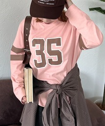 【apresjour mignon】ユニセックスナンバーロンT【ZOZOTOWN限定アイテム】