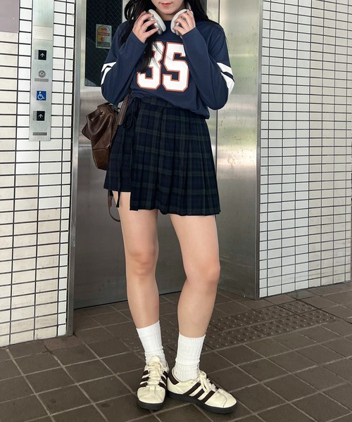 apres jour mignon(アプレジュールミニョン)の「【apresjour mignon】ユニセックスナンバーロンT【ZOZOTOWN限定アイテム】(Tシャツ/カットソー・レディース・アイボリー/ピンク/ネイビー・X-LARGE/MEDIUM)」の17枚目の写真