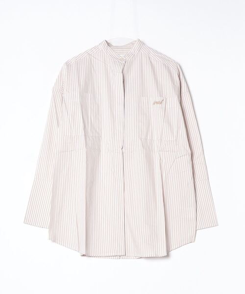 IRAL(アイラル)の「NO COLLAR OVER SHIRT(シャツ/ブラウス・レディース・ホワイト/ベージュ/ブラック・FREE)」の6枚目の写真