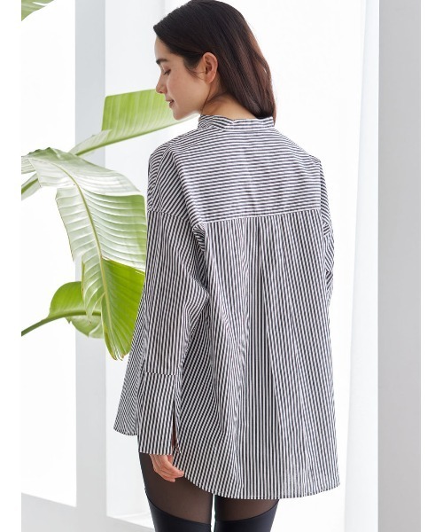 IRAL(アイラル)の「NO COLLAR OVER SHIRT(シャツ/ブラウス・レディース・ホワイト/ベージュ/ブラック・FREE)」の15枚目の写真