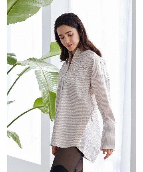 IRAL(アイラル)の「NO COLLAR OVER SHIRT(シャツ/ブラウス・レディース・ホワイト/ベージュ/ブラック・FREE)」の17枚目の写真