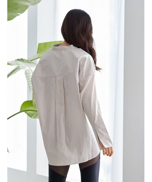 IRAL(アイラル)の「NO COLLAR OVER SHIRT(シャツ/ブラウス・レディース・ホワイト/ベージュ/ブラック・FREE)」の18枚目の写真