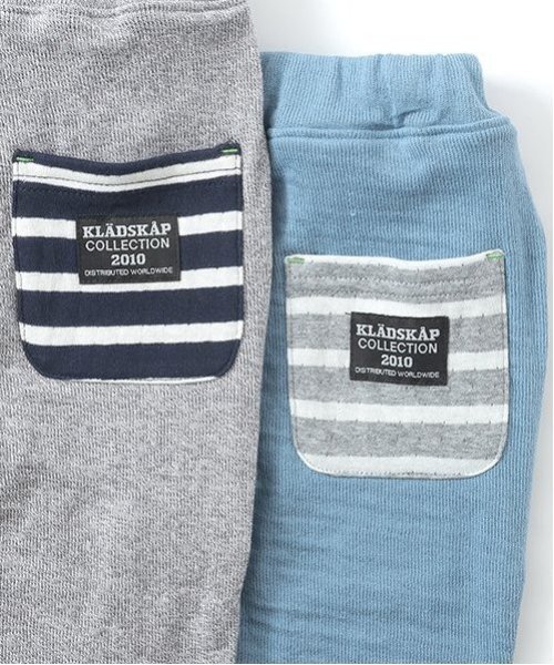 kladskap（クレードスコープ）の「恐竜接結ロング丈ストレートパンツ（スウェットパンツ・キッズ・グレー/ブルー・80ｃｍ/90cm/100cm/110cm/120cm/130cm）」の9枚目の写真