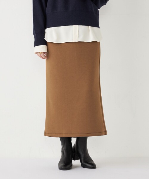 セール】SHIPS Colors:〈洗濯機可能〉ダンボール タイトスカート