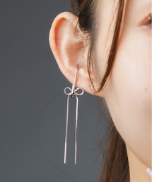 Os accessory（オズアクセサリー）の「Os　-オズ-　【金属アレルギー対応】リボンスネークチェーンイヤーカフ（イヤーカフ）」