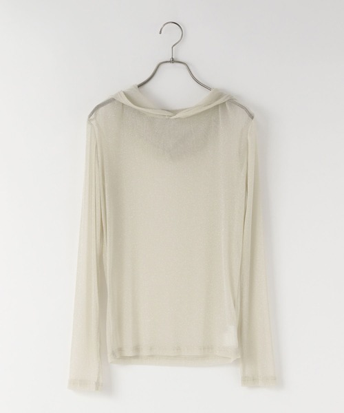 LOWRYS FARM(ローリーズファーム)の「アソートフードLS 211937(Tシャツ/カットソー・レディース・ブラック系その他/オフホワイト/ブラック/アイボリー・FREE)」の4枚目の写真