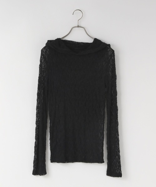 LOWRYS FARM(ローリーズファーム)の「アソートフードLS 211937(Tシャツ/カットソー・レディース・ブラック系その他/オフホワイト/ブラック/アイボリー・FREE)」の3枚目の写真