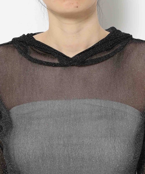 LOWRYS FARM(ローリーズファーム)の「アソートフードLS 211937(Tシャツ/カットソー・レディース・ブラック系その他/オフホワイト/ブラック/アイボリー・FREE)」の8枚目の写真