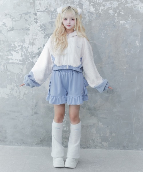 Whinny（ホワイニー）の「Whinny/真冬の美脚パンティー（その他パンツ・レディース・サックスブルー/ブラック/ホワイト・FREE）」の4枚目の写真